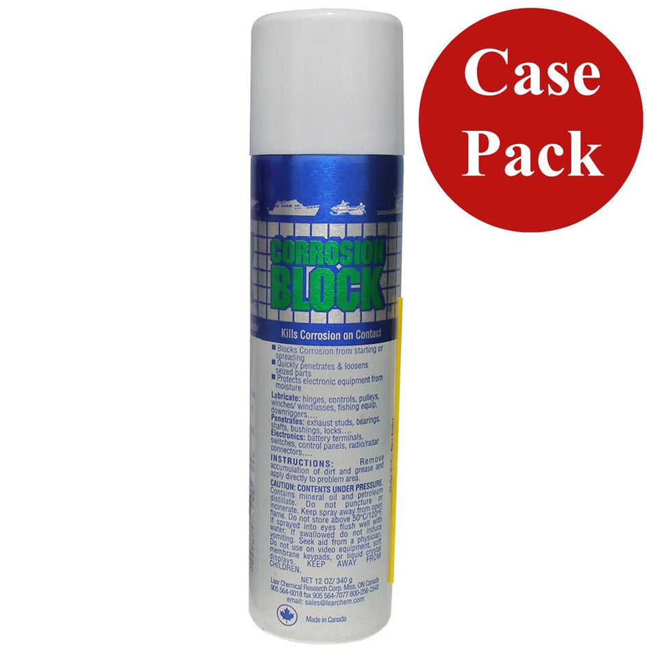 Corrosion Block 12oz Aerosol Can - Non - Hazmat, Non - Flammable & Non - Toxic *Case of 12* - Get Tight Gear