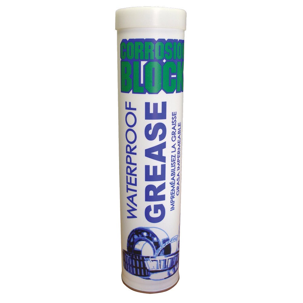 Corrosion Block High Performance Waterproof Grease - 14oz Cartridge - Non - Hazmat, Non - Flammable & Non - Toxic - Get Tight Gear