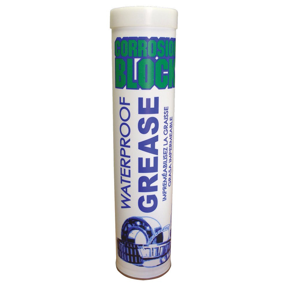 Corrosion Block High Performance Waterproof Grease - 14oz Cartridge - Non - Hazmat, Non - Flammable & Non - Toxic - Get Tight Gear