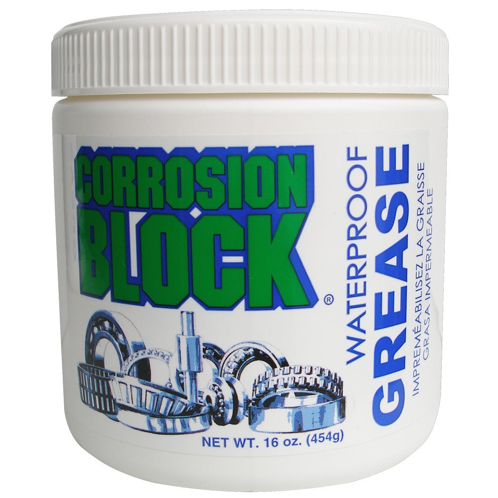 Corrosion Block High Performance Waterproof Grease - 16oz Tub - Non - Hazmat, Non - Flammable & Non - Toxic - Get Tight Gear