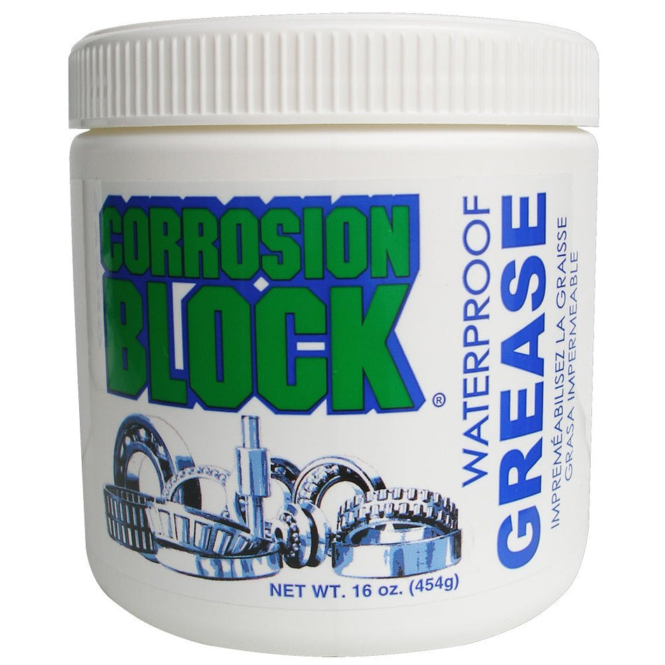 Corrosion Block High Performance Waterproof Grease - 16oz Tub - Non - Hazmat, Non - Flammable & Non - Toxic - Get Tight Gear