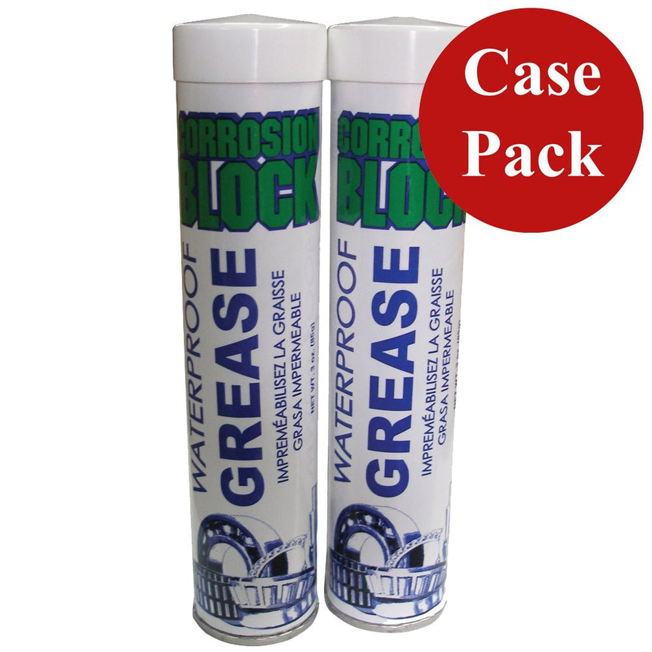 Corrosion Block High Performance Waterproof Grease - (2)2oz Tube - Non - Hazmat, Non - Flammable & Non - Toxic *Case of 6* - Get Tight Gear
