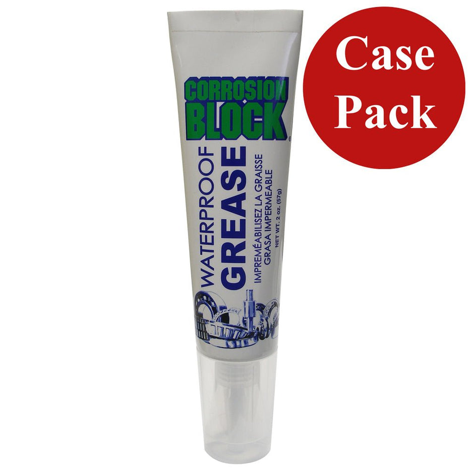Corrosion Block High Performance Waterproof Grease - 2oz Tube - Non - Hazmat, Non - Flammable & Non - Toxic *Case of 24* - Get Tight Gear