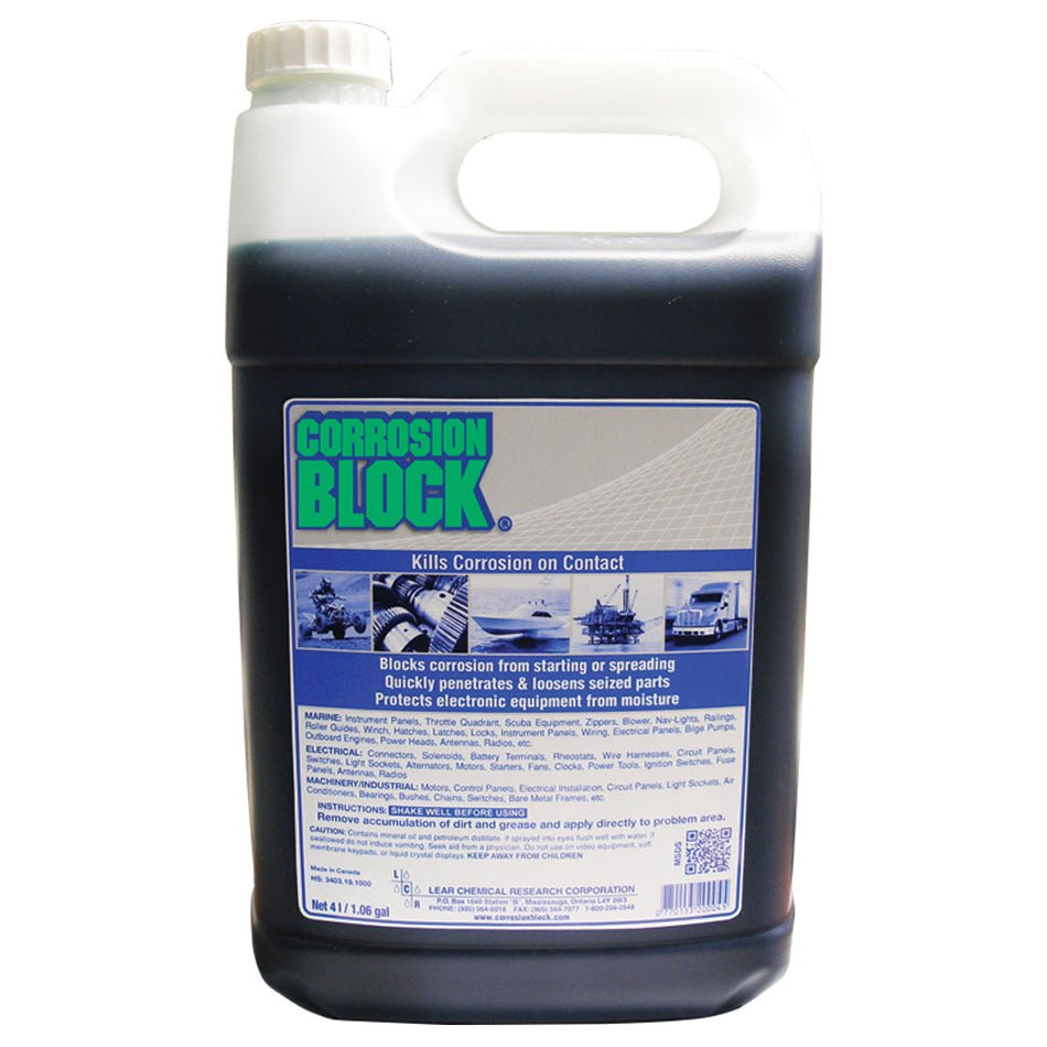 Corrosion Block Liquid 4 - Liter Refill - Non - Hazmat, Non - Flammable & Non - Toxic - Get Tight Gear