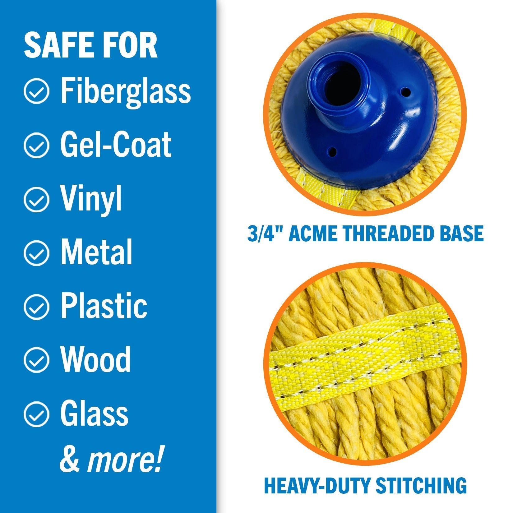 Cotton Mop Head - Get Tight Gear