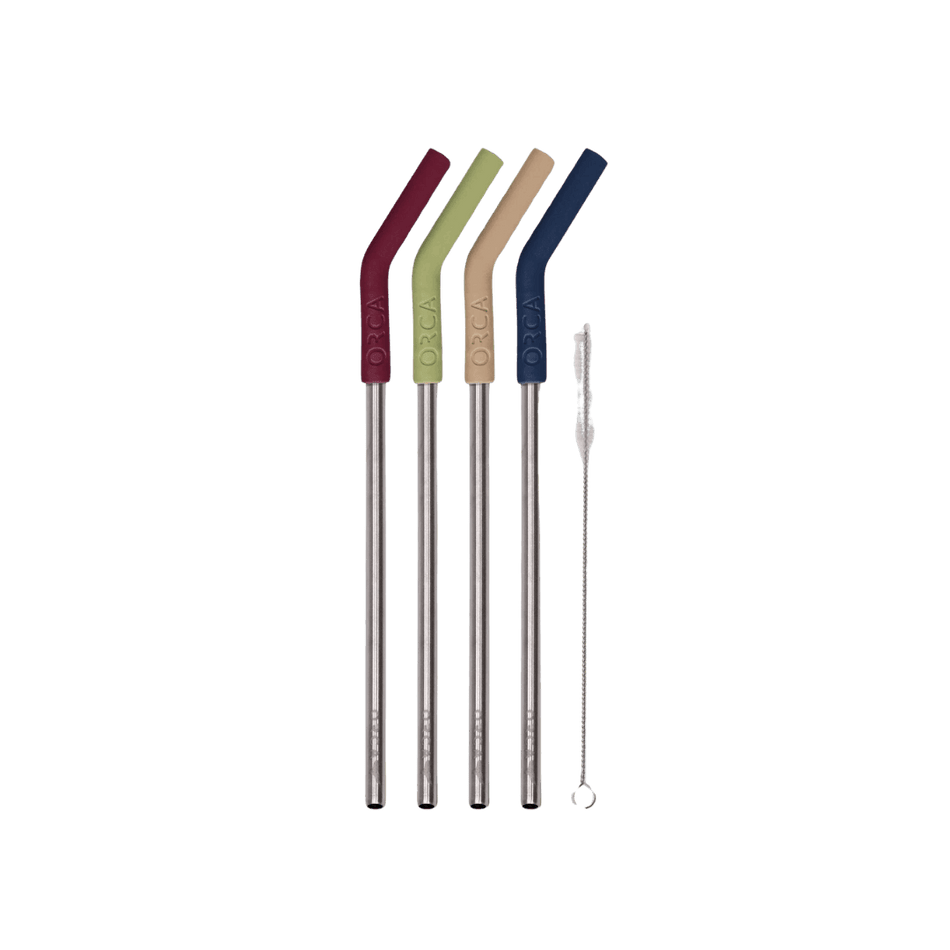 COZY COLORS STRAW SET OF 4