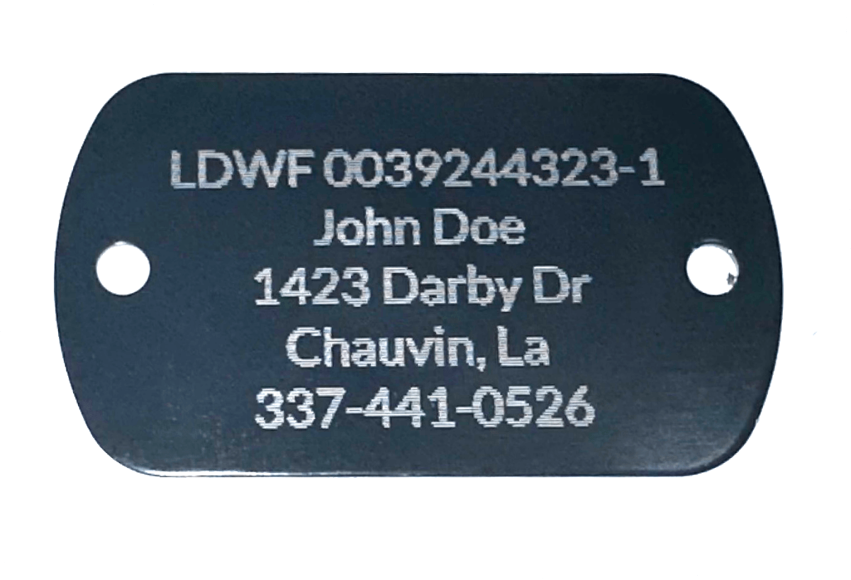 Crab Trap, Fishing Equipment ID Tag - Get Tight Gear