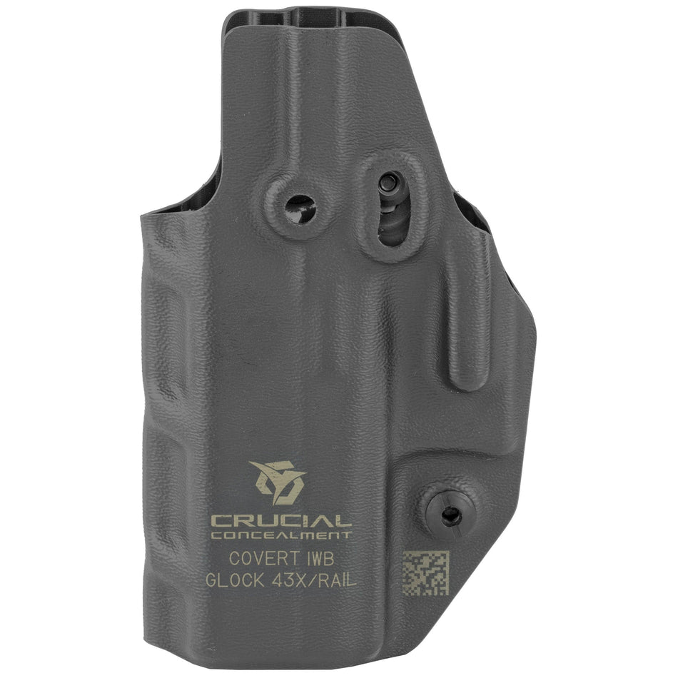 CRUCIAL IWB FOR GLOCK 43/43X AMBI BK - Get Tight Gear