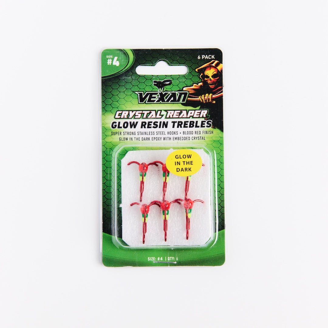 Crystal Reaper Treble Hooks (6pk) - Get Tight Gear