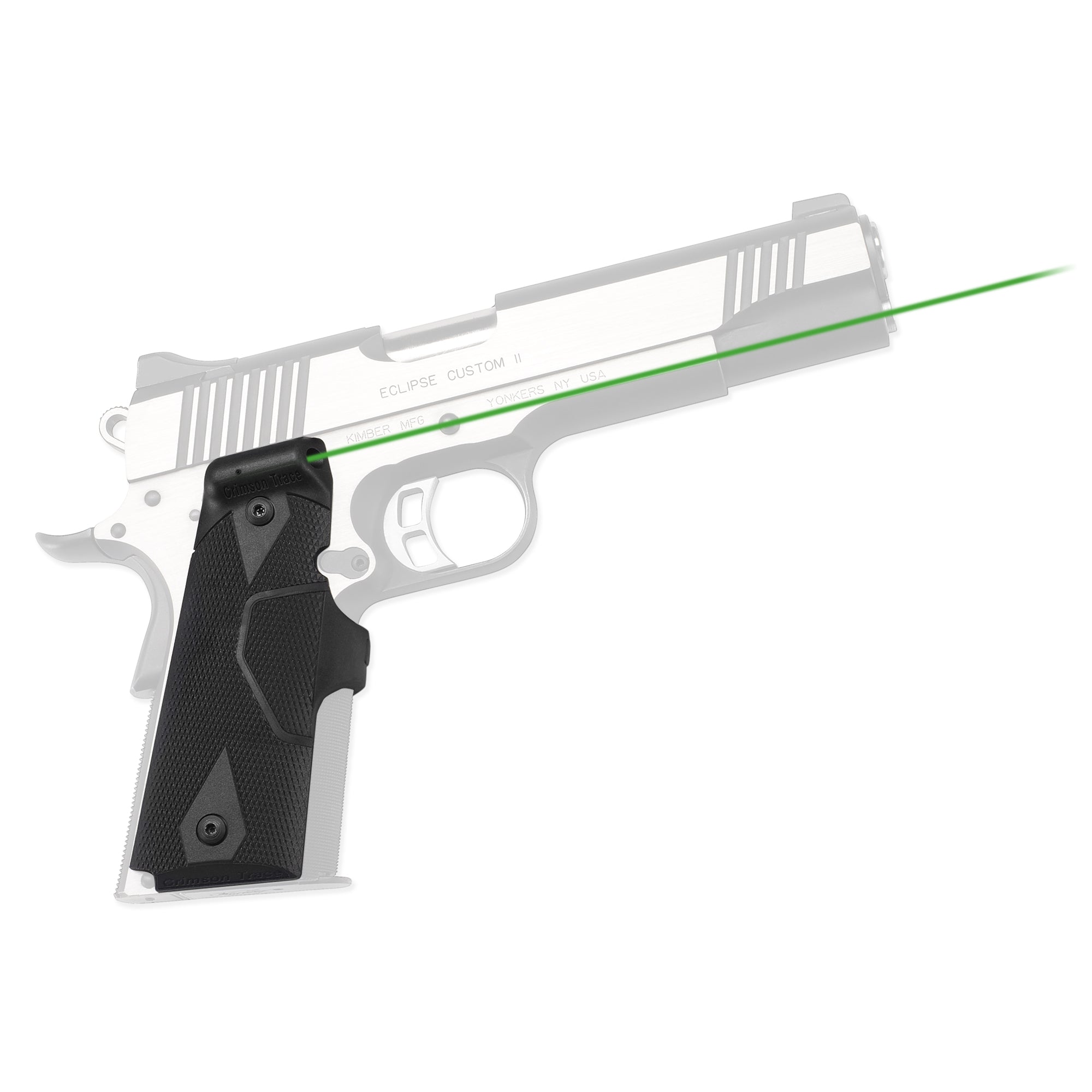 CTC LASERGRIP 1911 GVT/CMD FRNT GRN - Get Tight Gear