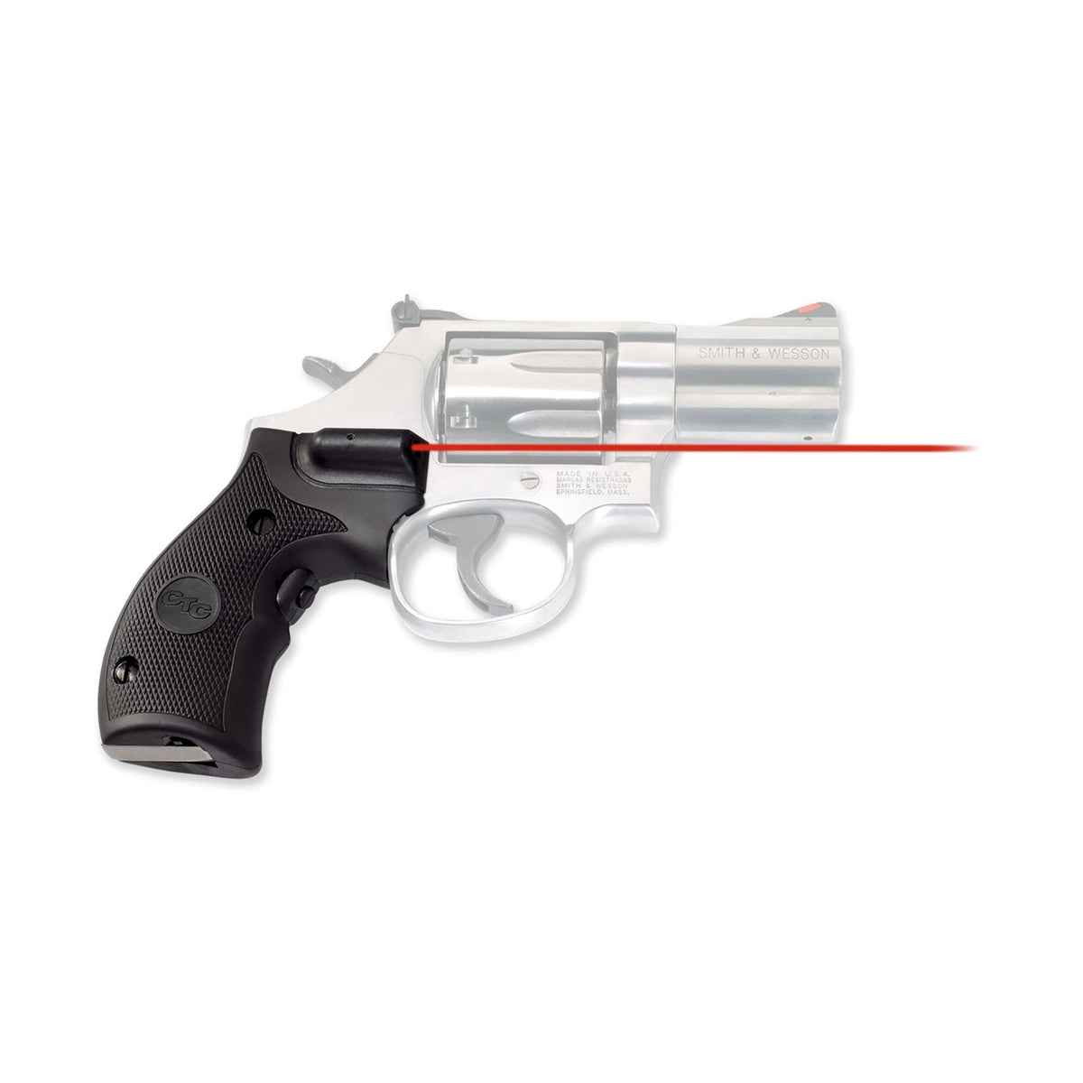 CTC LASERGRIP S&W K/L RND CMP RBR OV - Get Tight Gear
