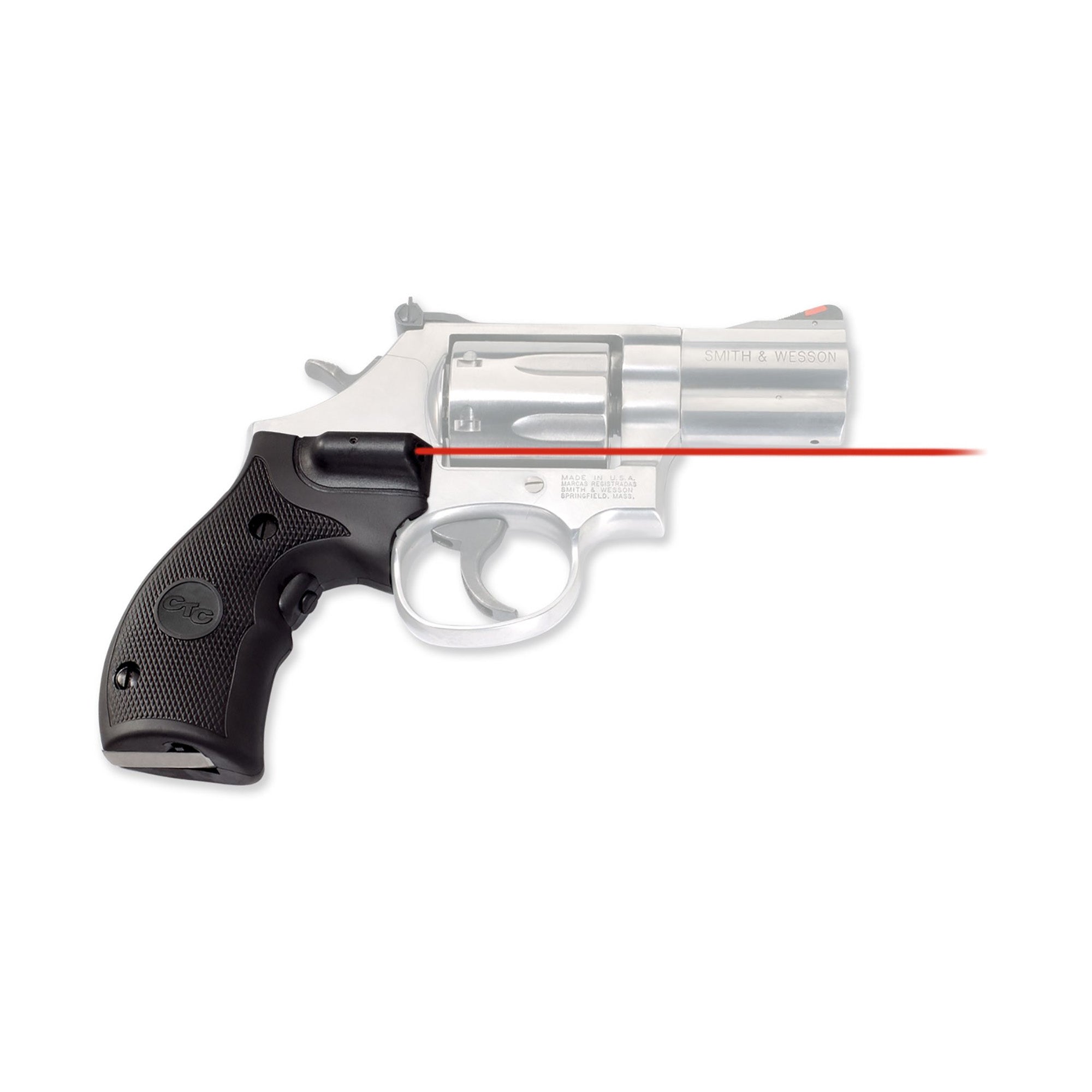 CTC LASERGRIP S&W K/L RND CMP RBR OV - Get Tight Gear