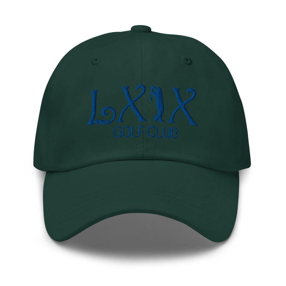 Curve Logo Dad Hat - Blue Logo - Get Tight Gear