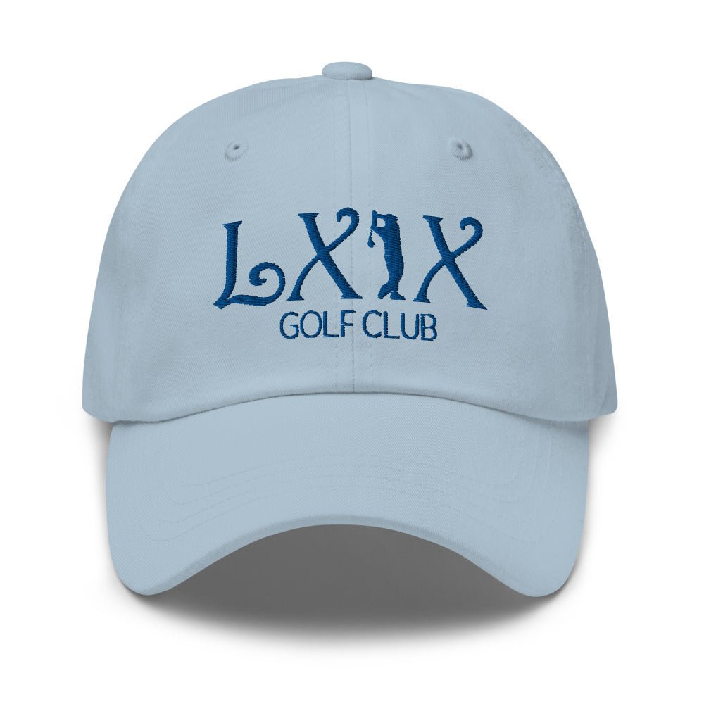 Curve Logo Dad Hat - Blue Logo - Get Tight Gear