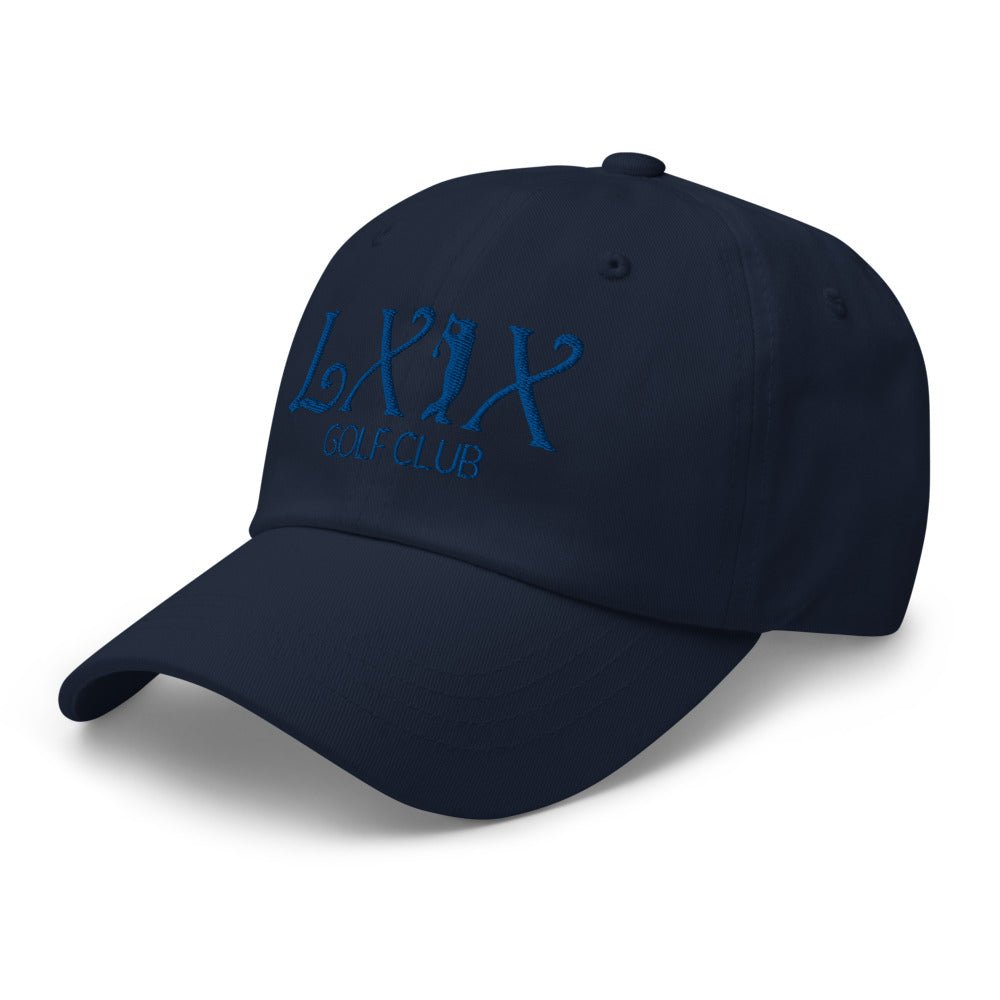 Curve Logo Dad Hat - Blue Logo - Get Tight Gear