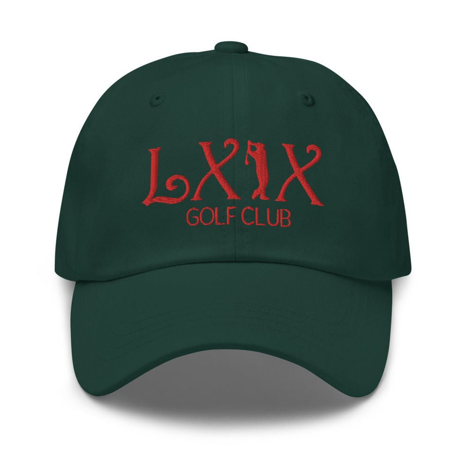 Curve Logo Dad Hat - Red Logo - Get Tight Gear