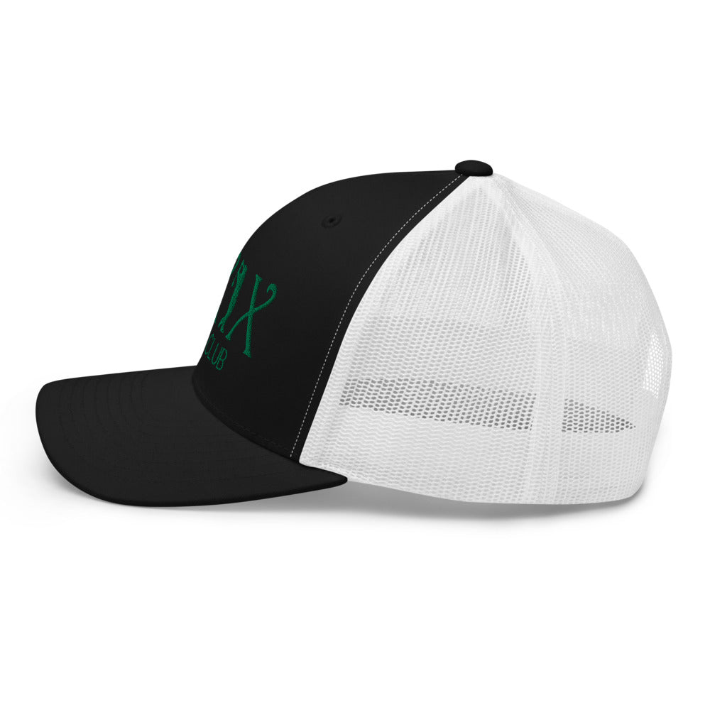 Curve Logo Trucker Cap - Green Logo - Get Tight Gear