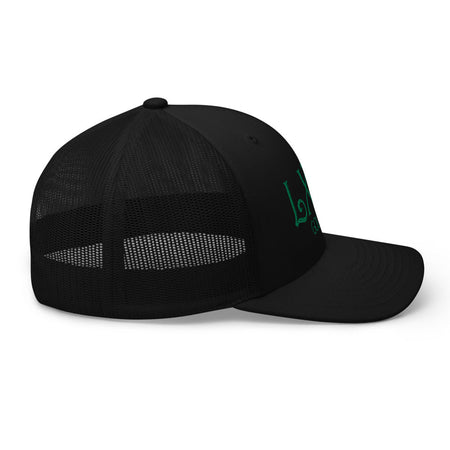 Curve Logo Trucker Cap - Green Logo - Get Tight Gear