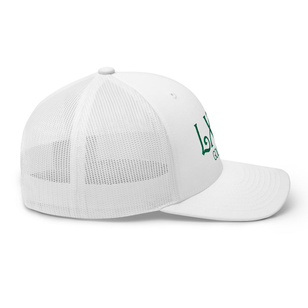 Curve Logo Trucker Cap - Green Logo - Get Tight Gear