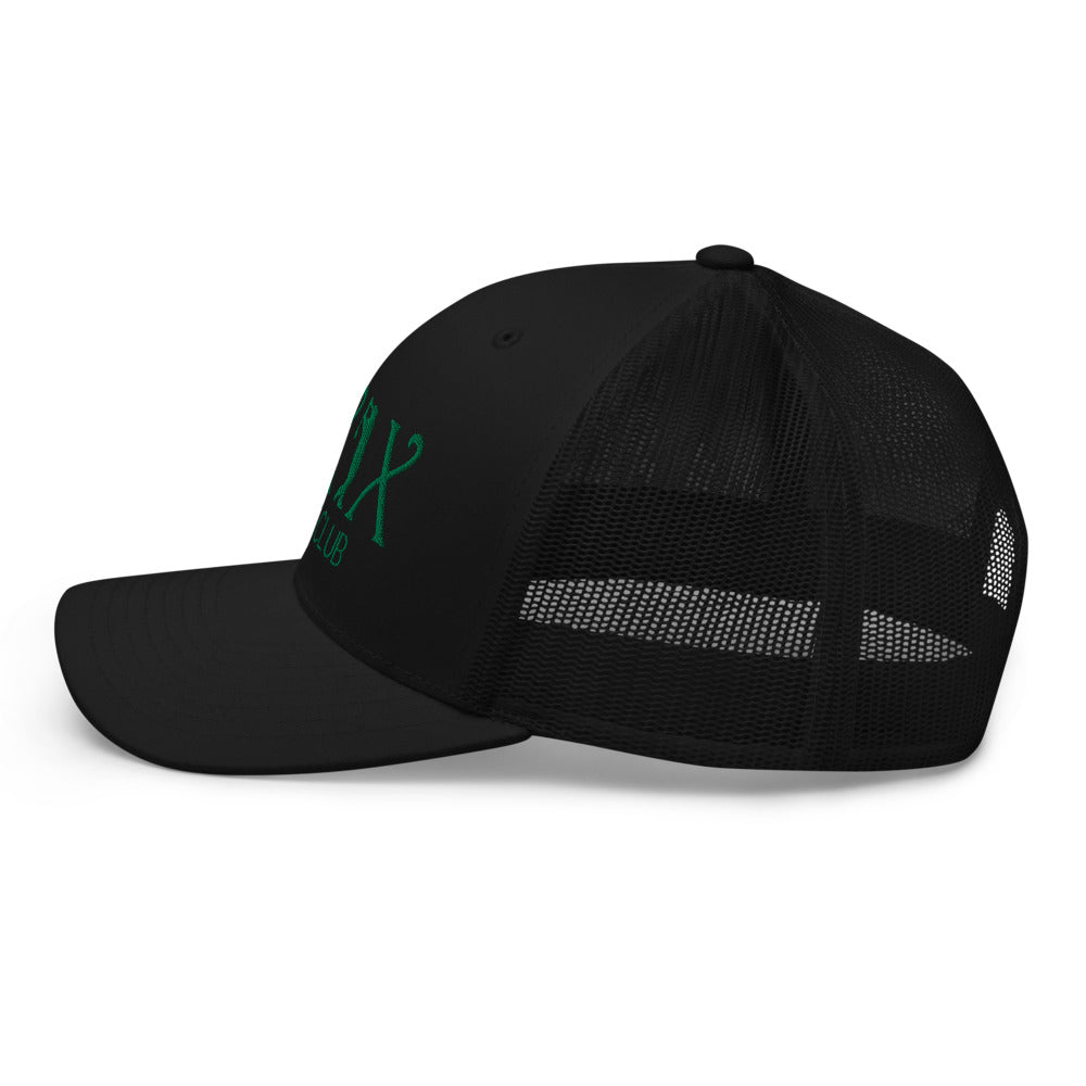 Curve Logo Trucker Cap - Green Logo - Get Tight Gear