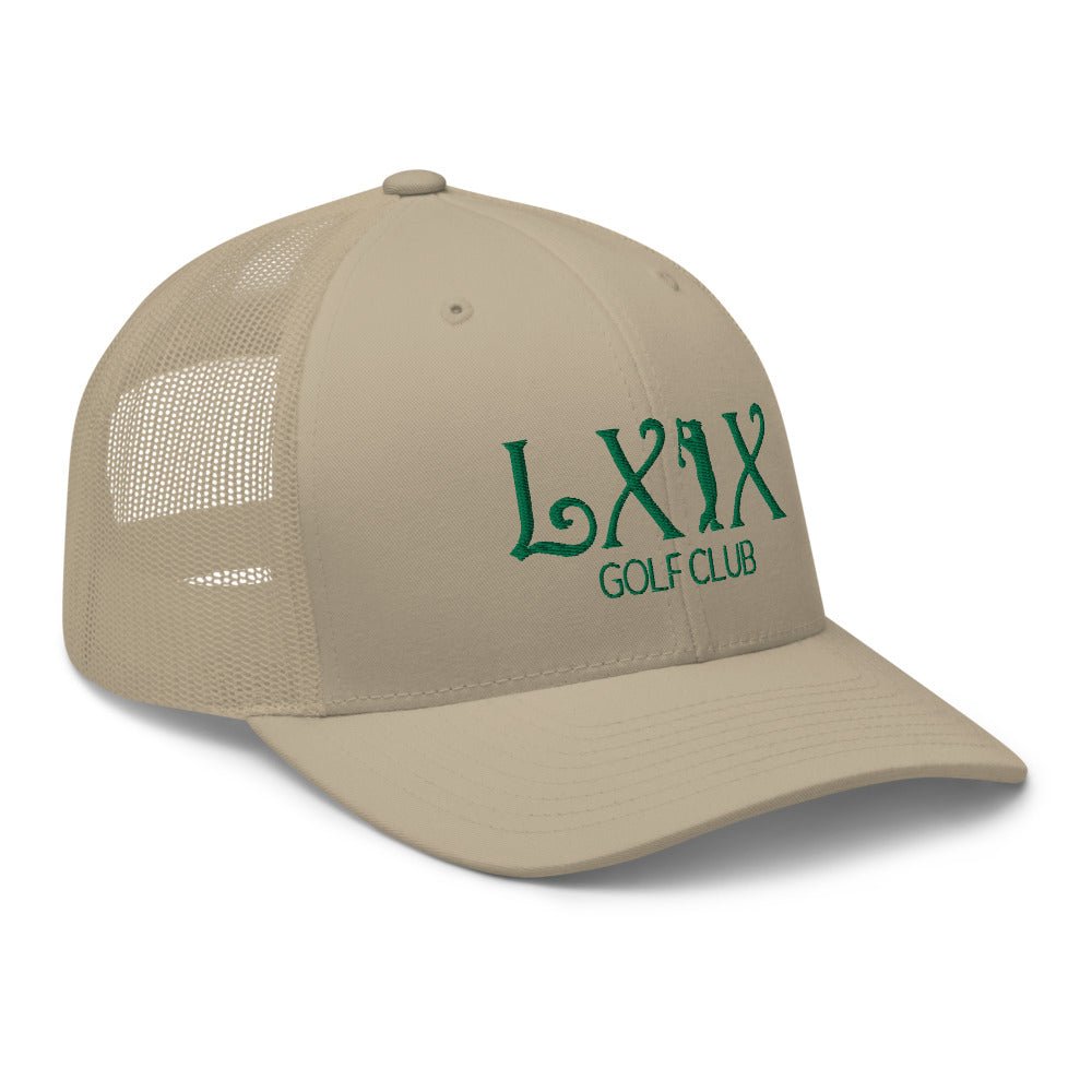 Curve Logo Trucker Cap - Green Logo - Get Tight Gear