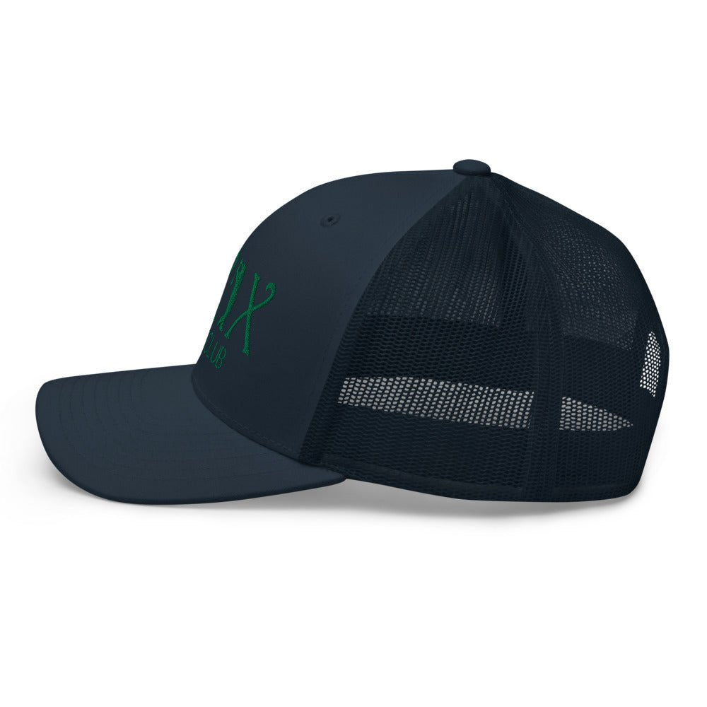 Curve Logo Trucker Cap - Green Logo - Get Tight Gear