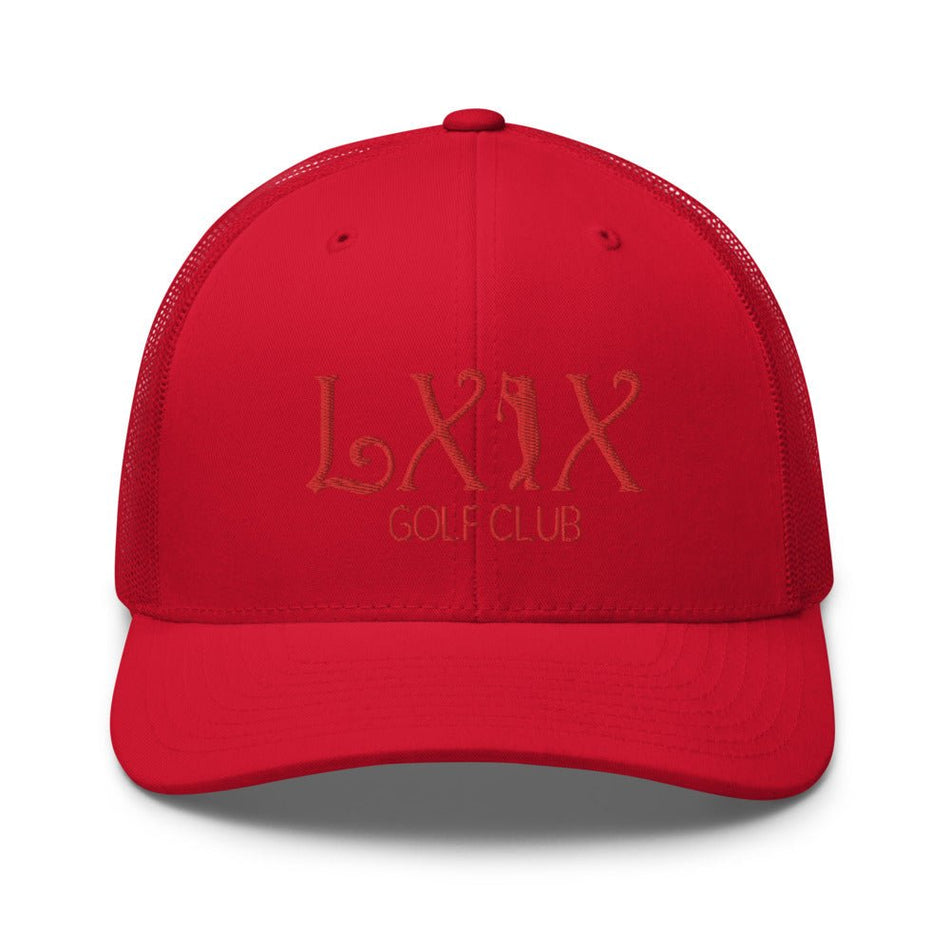Curve Logo Trucker Cap - Red Logo - Get Tight Gear