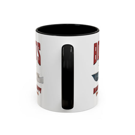Custom Coffee Mug - Boats Make Me Happy Design - Get Tight Gear