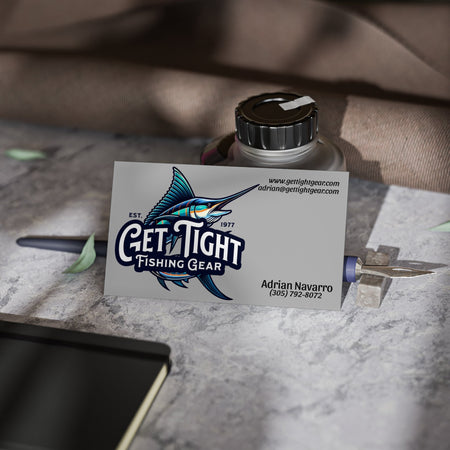Custom Fishing Business Cards | Get Tight Fishing Gear | Professional Networking Essentials - Get Tight Gear