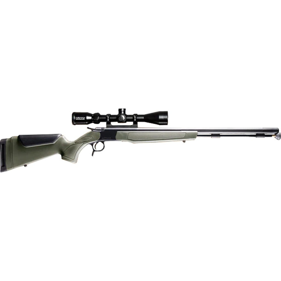 CVA Optima V3 Muzzleloader Package 50 Cal 26 in. Nitride/OD Green w/ Scope - Get Tight Gear