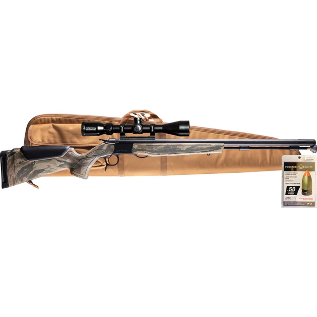 CVA Optima V3 Muzzleloader Package 50 Cal 26 in. Nitride/Realtree Legacy w/ Scope - Get Tight Gear