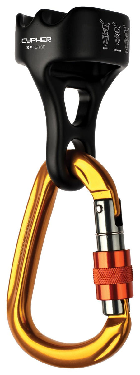 Cypher X F Forge Belay Black Ki - Get Tight Gear