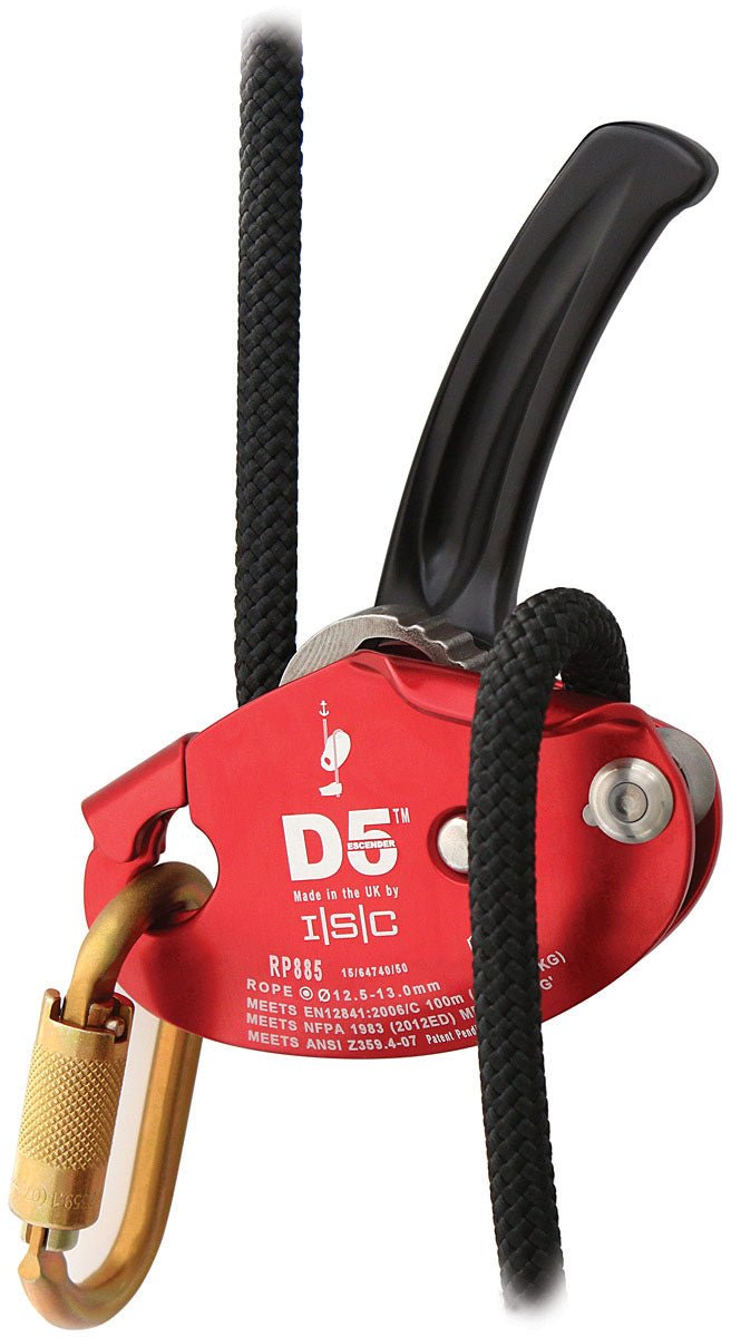 D5 Industrial Descender Red - Get Tight Gear