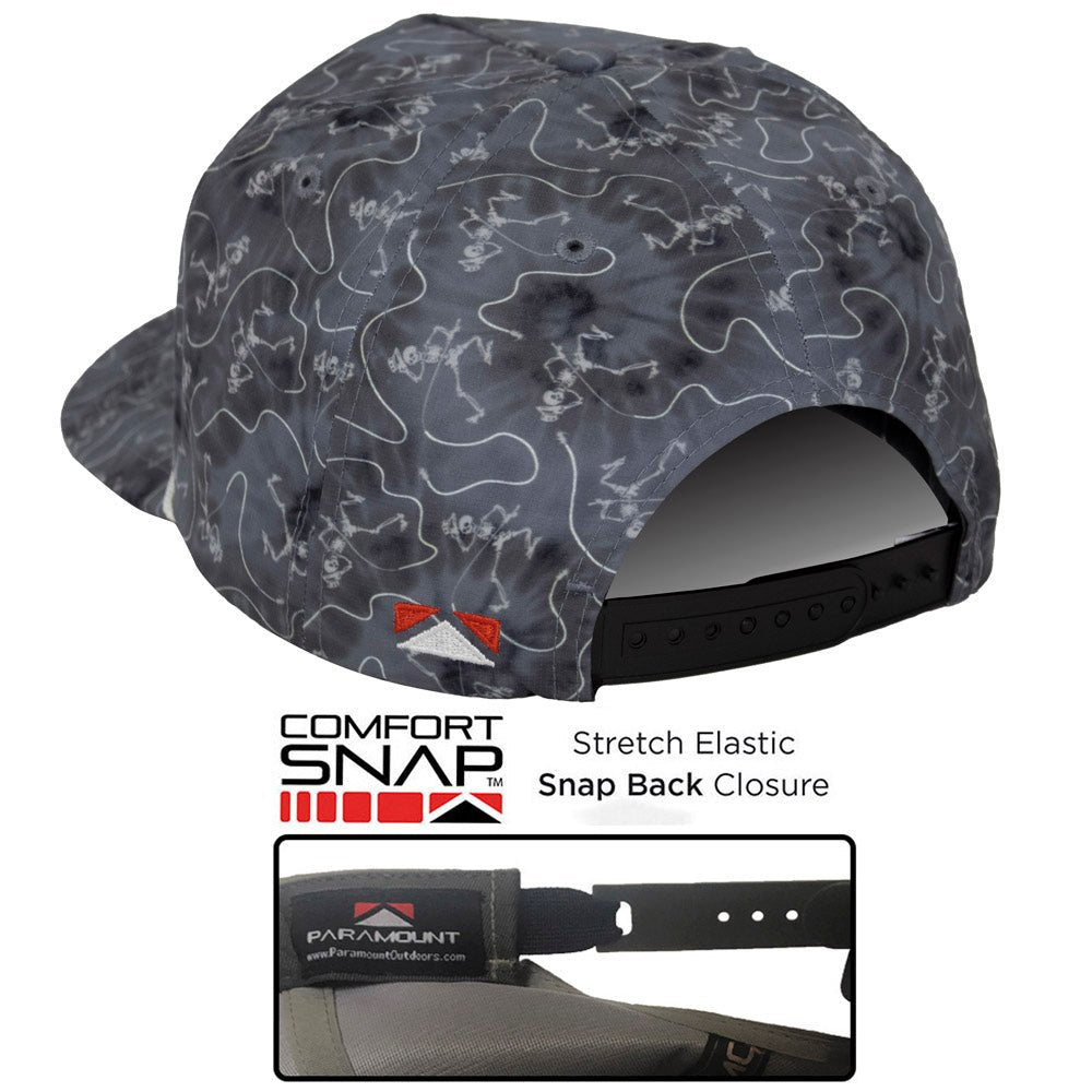 Dancing Skeletons Fly Fishing Trucker Tie Dye Rope Cap - Get Tight Gear