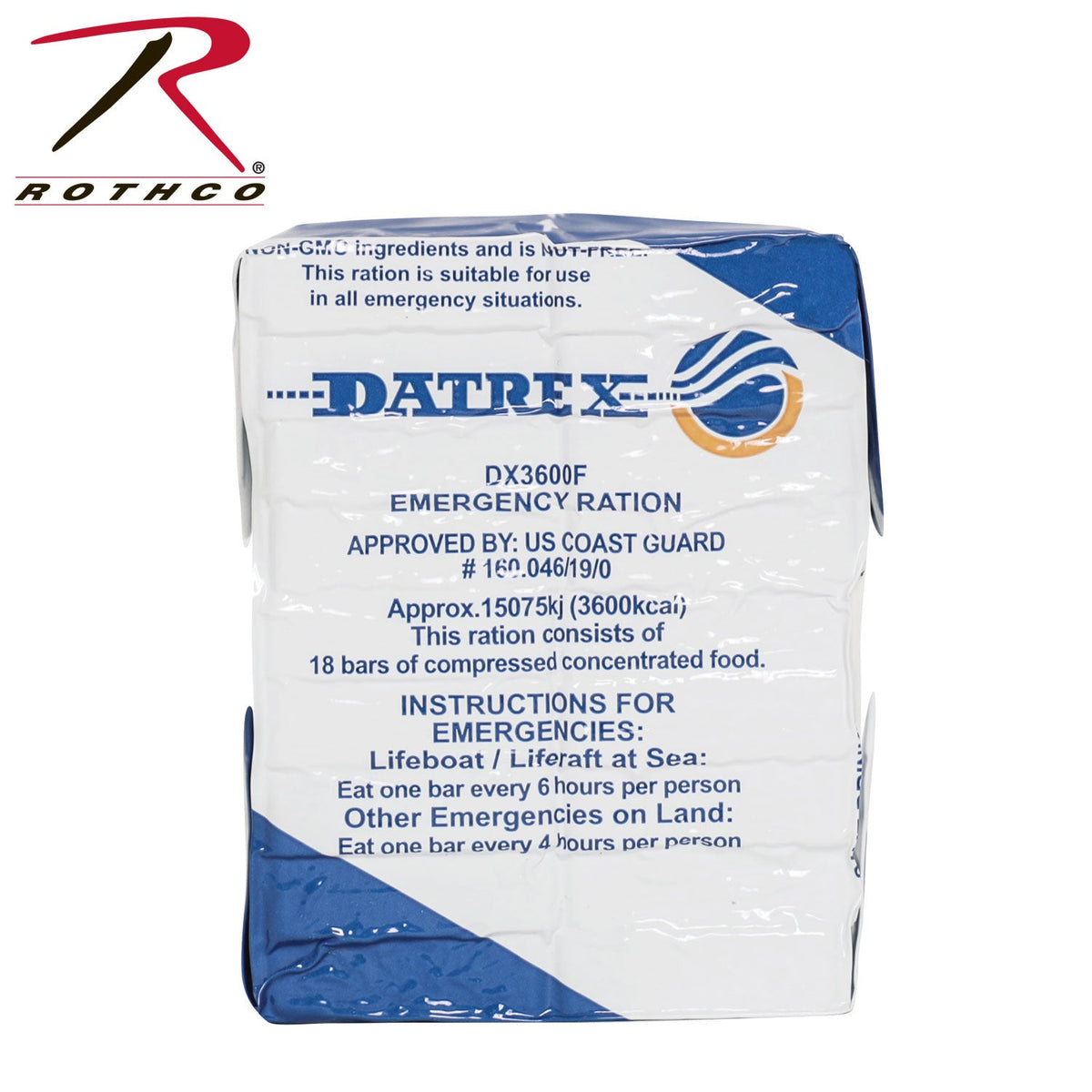 Datrex Blue 3600 Calorie Emergency Food Ration - Get Tight Gear