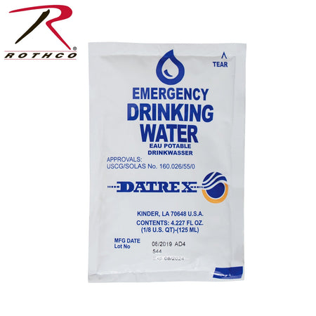 Datrex Emergency Water (64/case) - Get Tight Gear