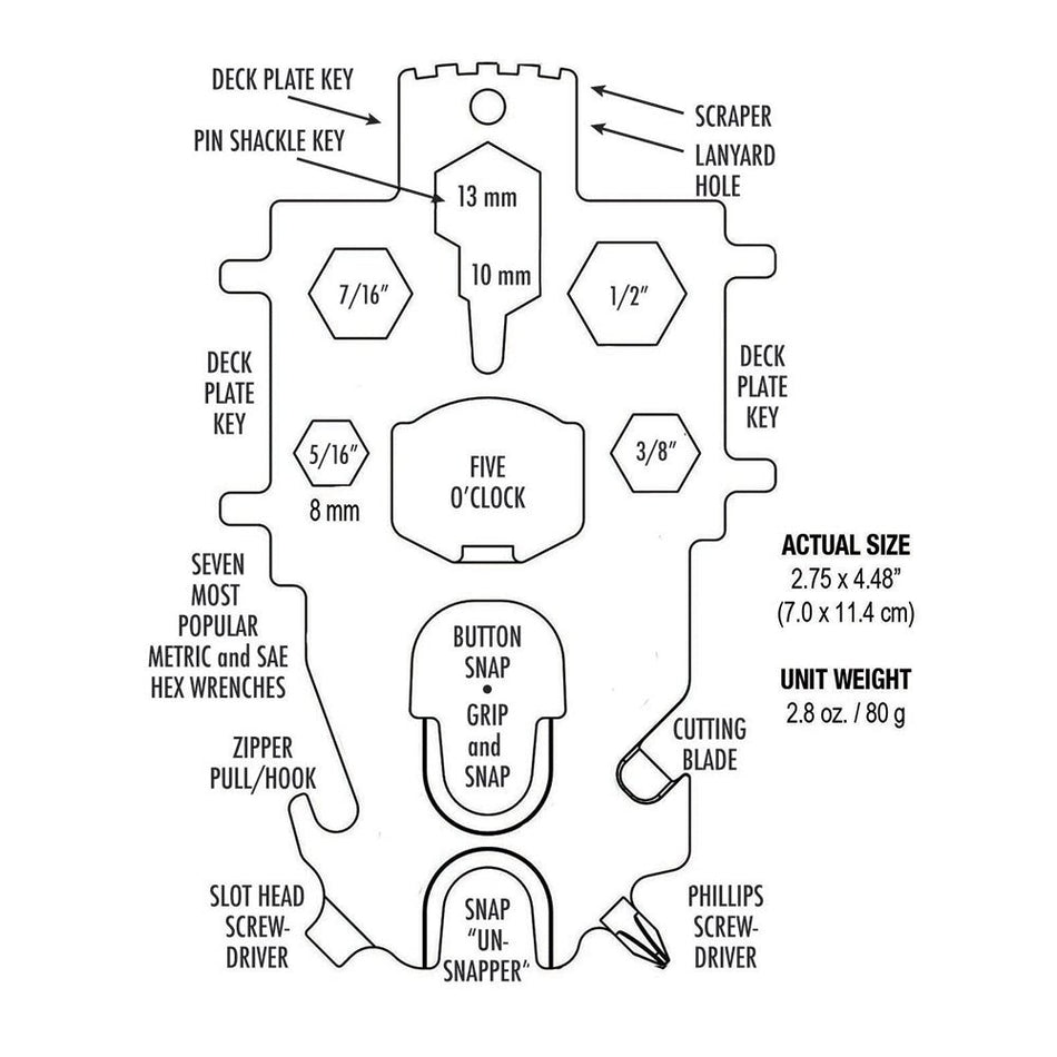 Davis Snap Tool Multi - Key - Get Tight Gear