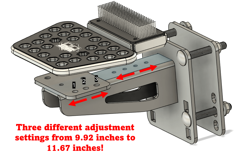 DD26 Fishing Access Step STANDARD with Kick Brush - Get Tight Gear