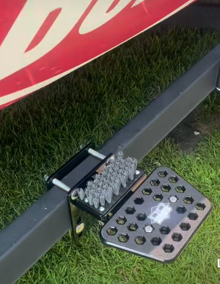 DD26 Fishing Access Step STANDARD with Kick Brush - Get Tight Gear