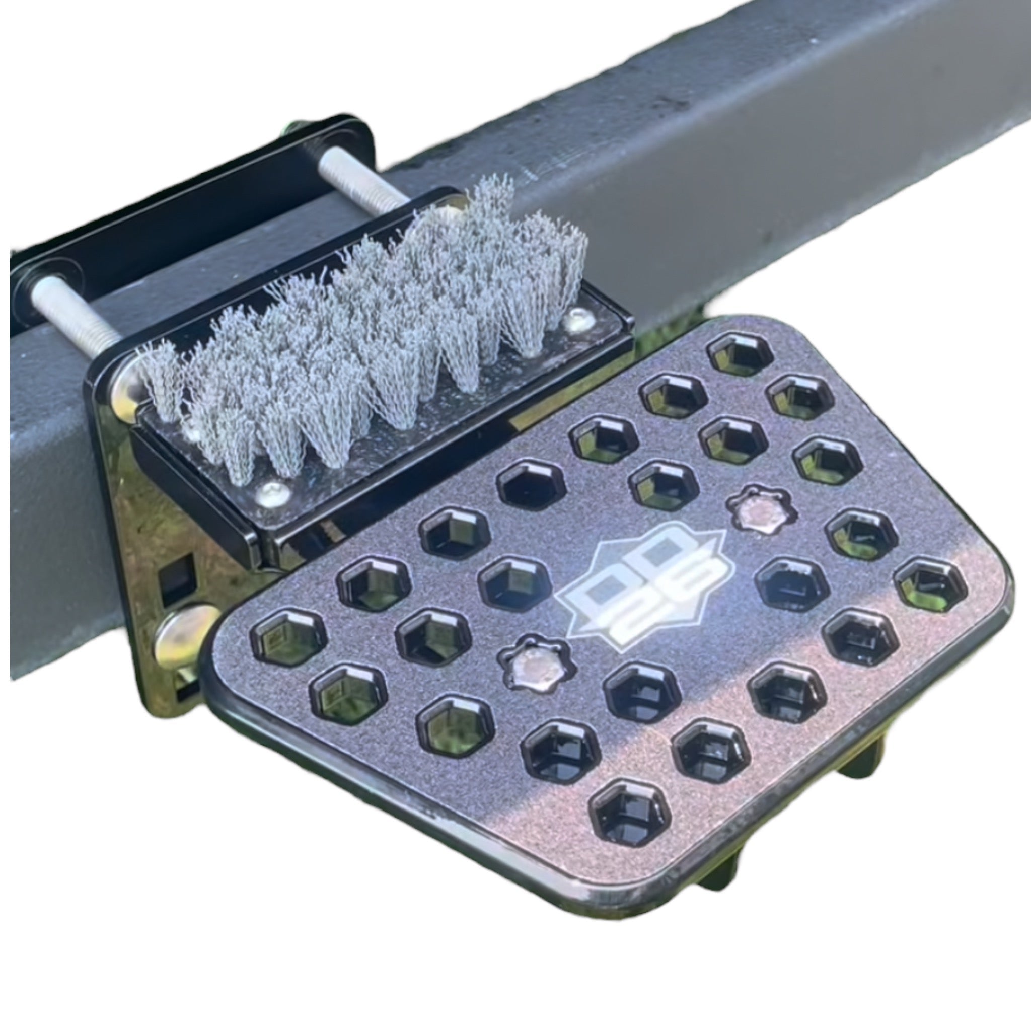 DD26 Fishing Access Step STANDARD with Kick Brush - Get Tight Gear