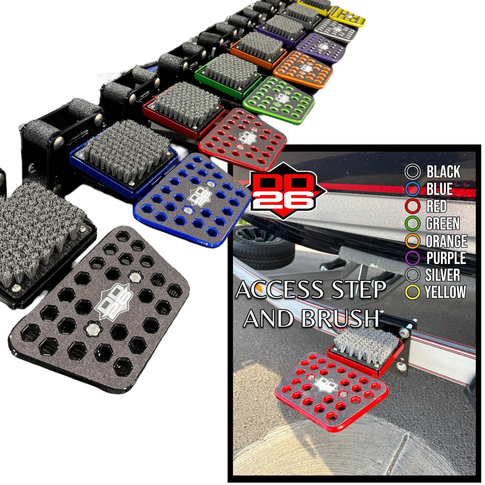 DD26 Fishing Access STEPXL with Mean Clean Kick Brush - Get Tight Gear