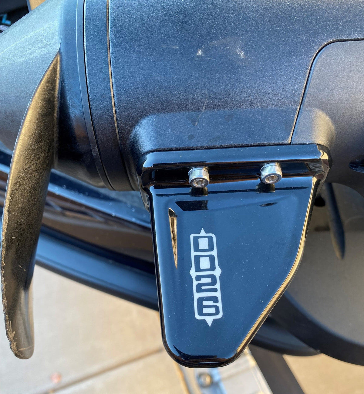 DD26 Fishing Billet Aluminum Skeg fits Garmin Force (with built in sonar) Trolling Motor - Get Tight Gear