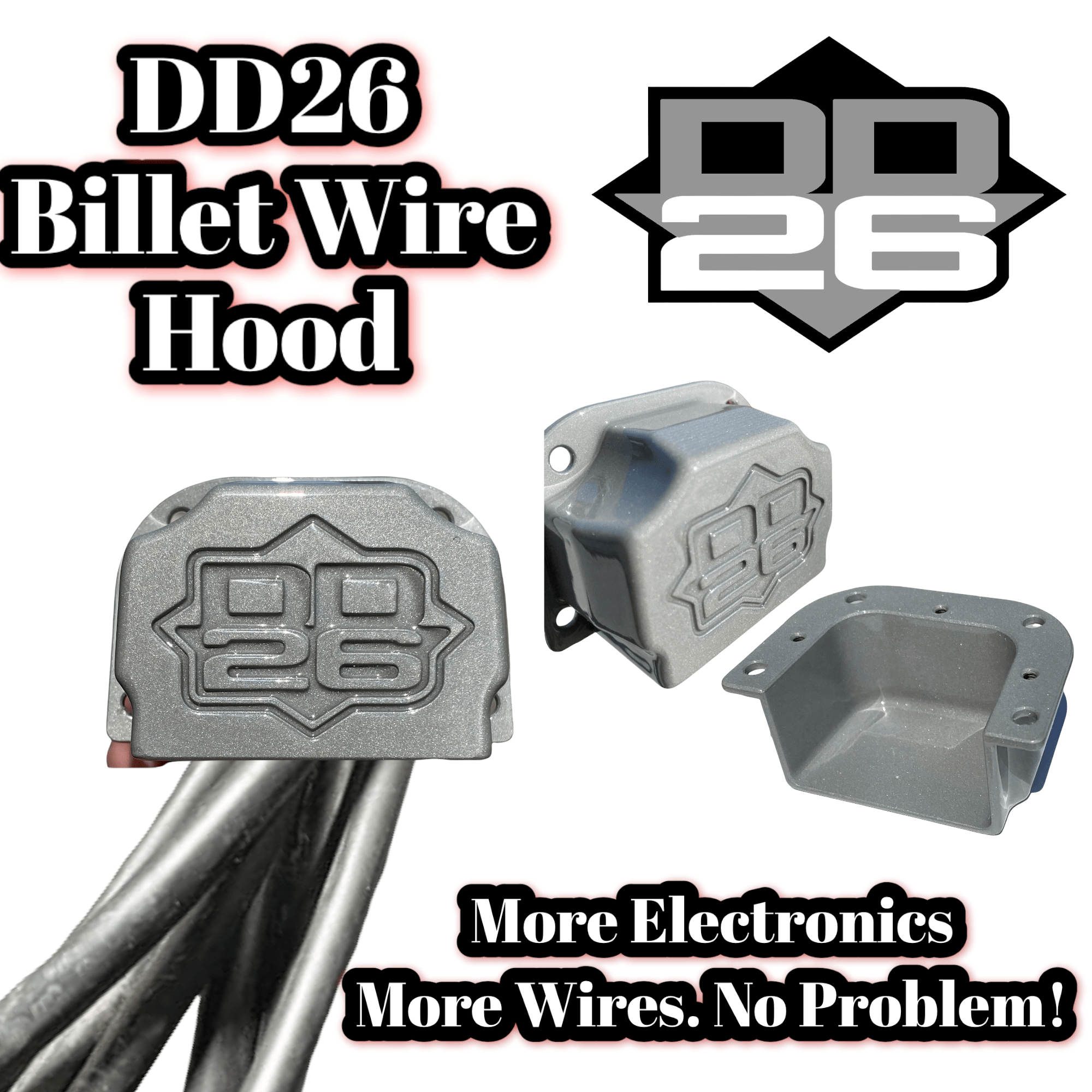 DD26 Fishing Billet Aluminum Wire Hood - Get Tight Gear