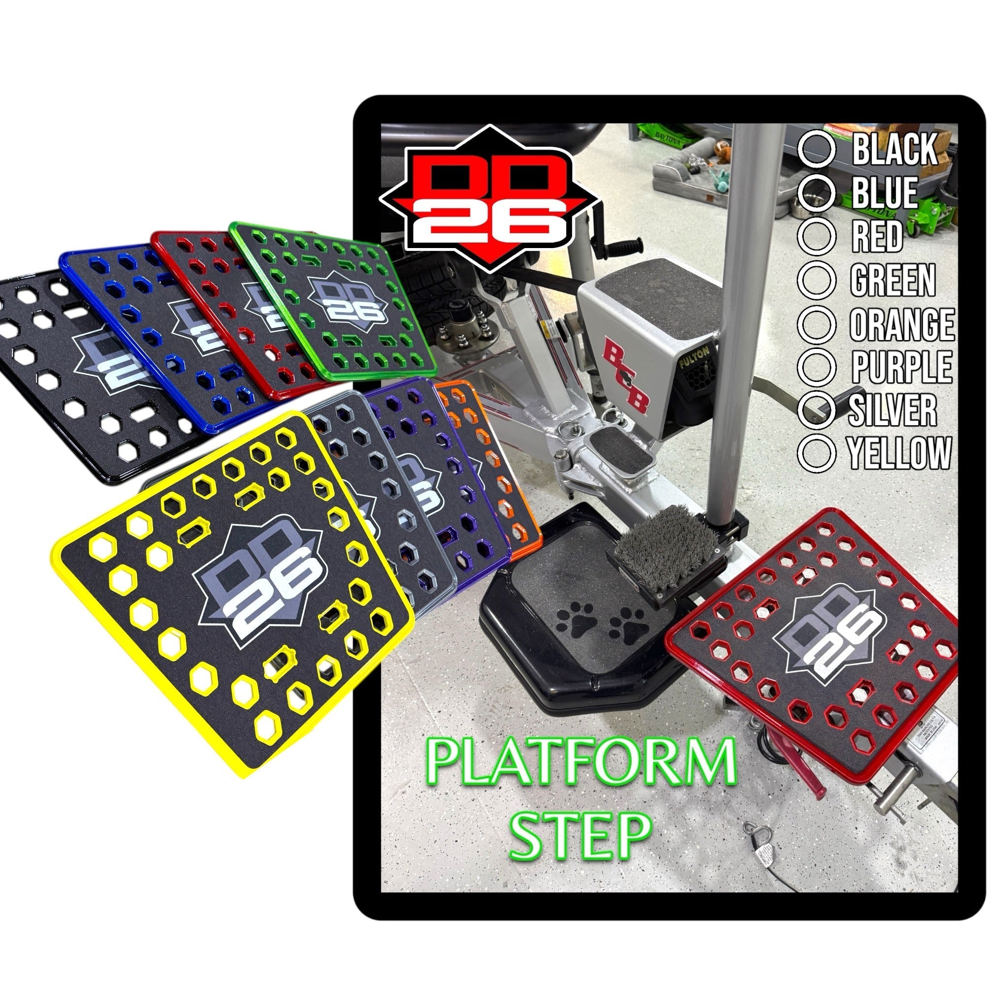 DD26 Fishing Billet Platform Step - Get Tight Gear