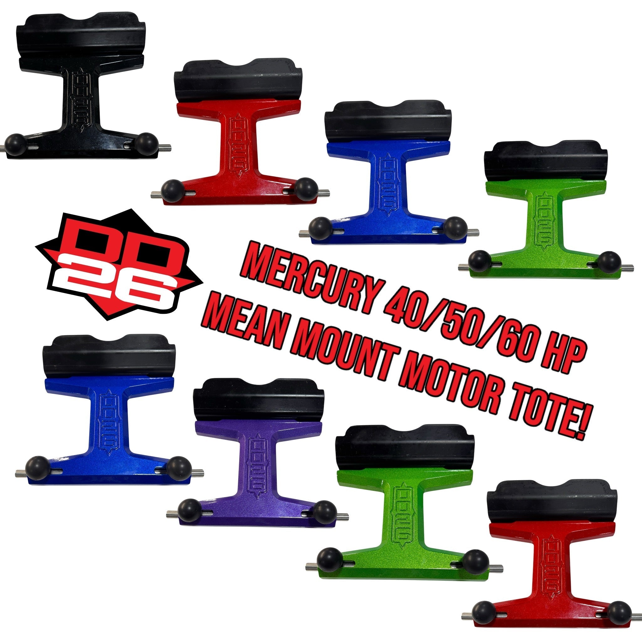 DD26 Fishing Mean Mount Motor Tote fits Mercury 40/50/60HP - Get Tight Gear