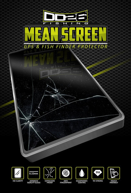 DD26 Fishing Mean Screen Anti Glare tempered glass that fits the Garmin ECHOMAP Ultra 102sv & 106sv - Get Tight Gear
