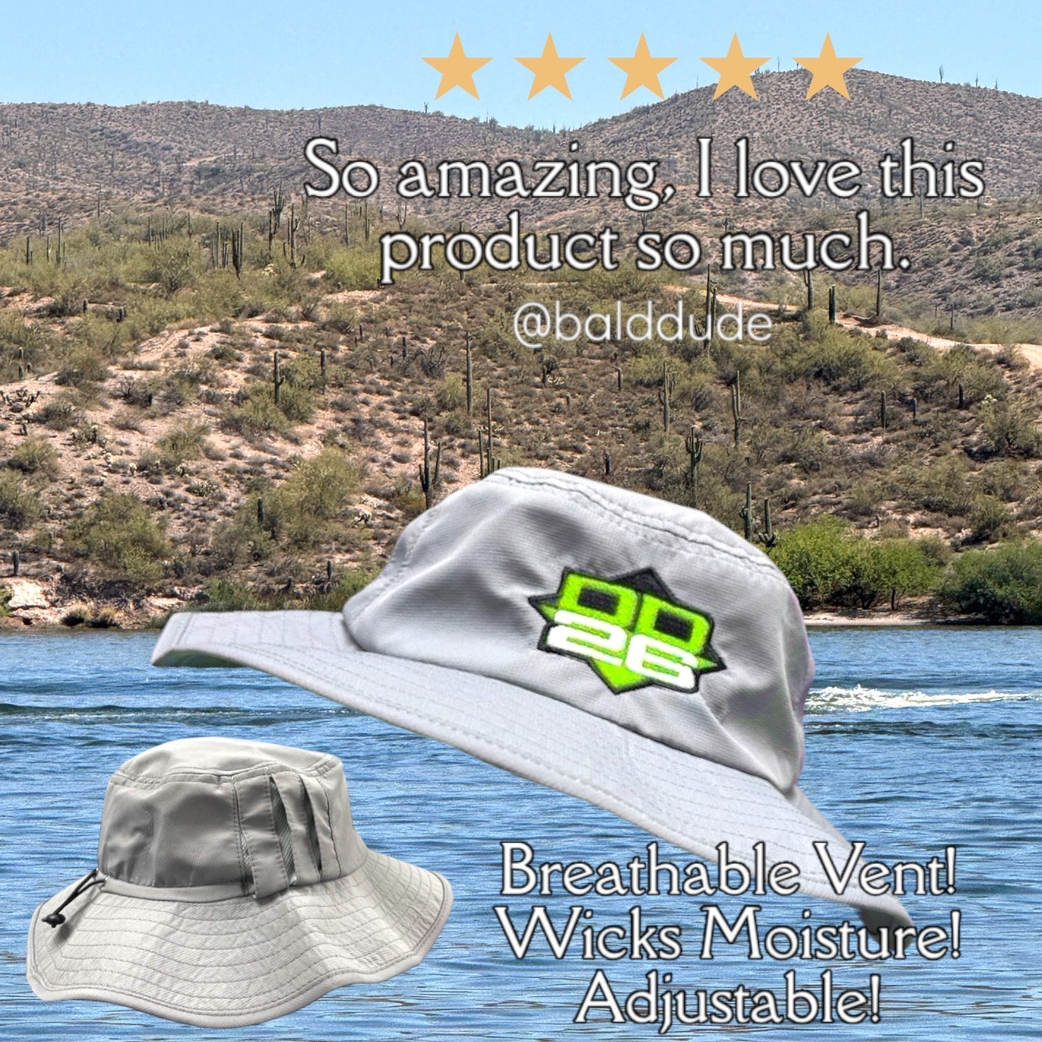 DD26 Fishing Vented Boonie Bucket Hat - Get Tight Gear