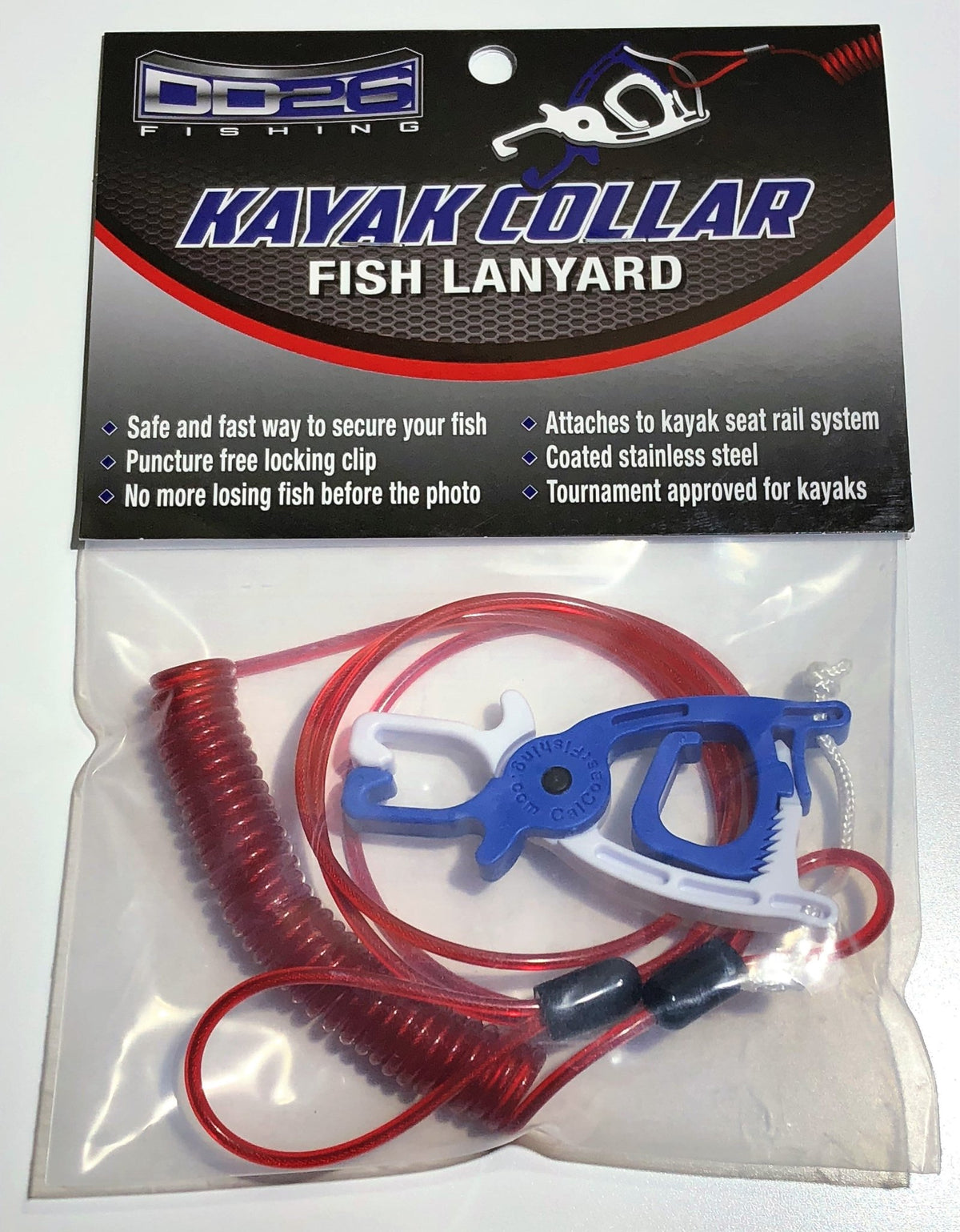 DD26 Kayak Collar Fish Lanyard - Get Tight Gear
