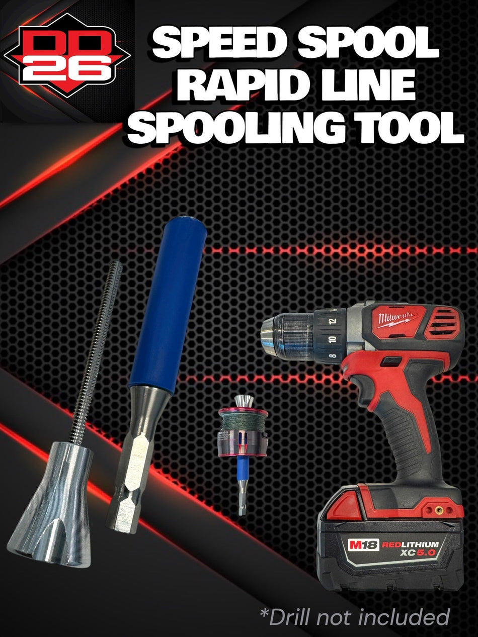 DD26 Speed Spool Rapid Line Spooling Tool - Get Tight Gear