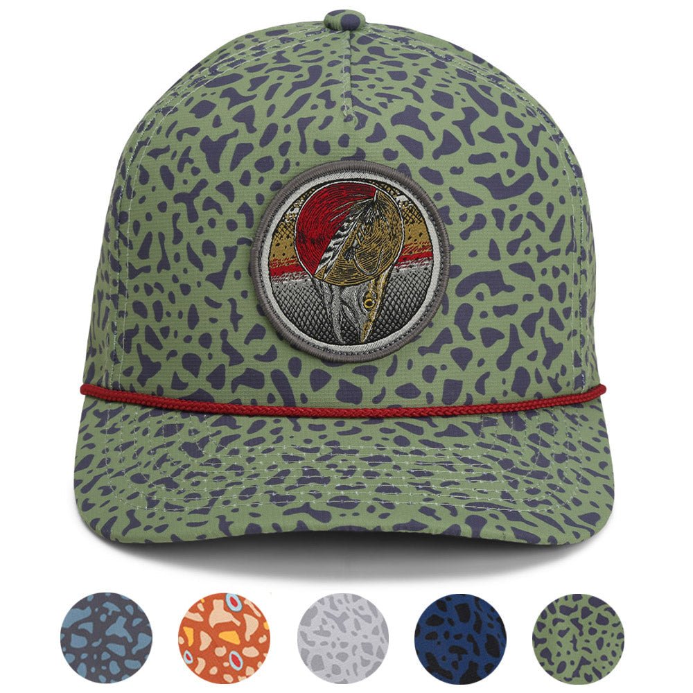 Dead Drift Fly Fishing Patch Trucker Hat Rope Cap - Get Tight Gear